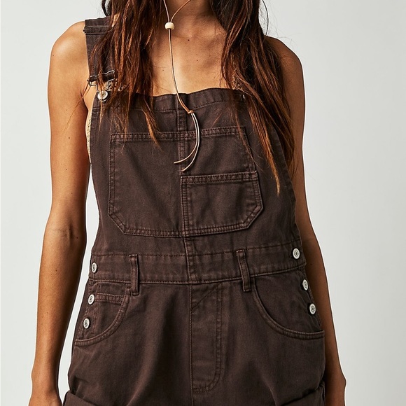 Free People Shorts New Free People Ziggy Shortalls Poshmark